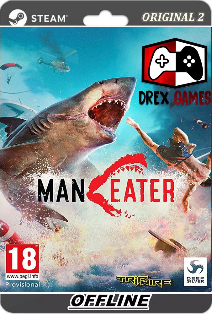 Maneater PC Epic Games Offline + Todas DLCS