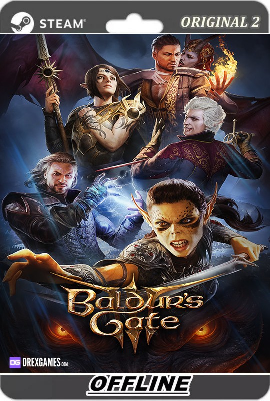 Baldur's Gate 3 PC Steam Offline - Onde Comprar? | Preço Imbatível