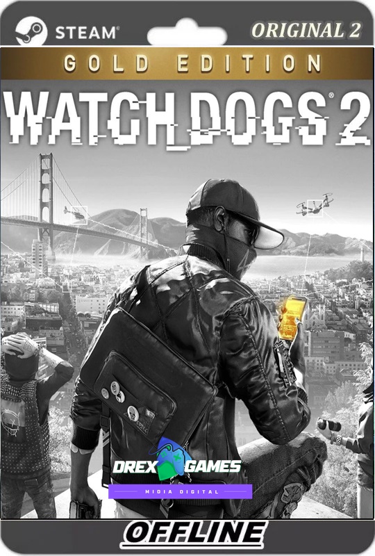 Watch Dogs 2 Gold Edition PC Ubsoft Offline Modo Campanha